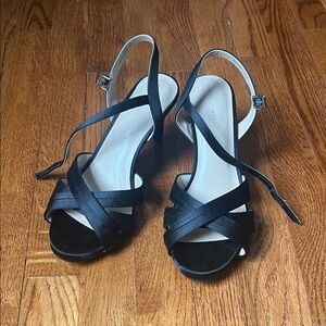 Kelly & Katie Black Simina Dress Sandals